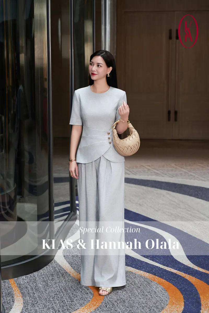 [KIAS x HannahOlala] 𝐋𝐮𝐦𝐢𝐧𝐚 𝐆𝐫𝐞𝐲 – Sắc xám tỏa sáng, thanh lịch trong từng đường cắt