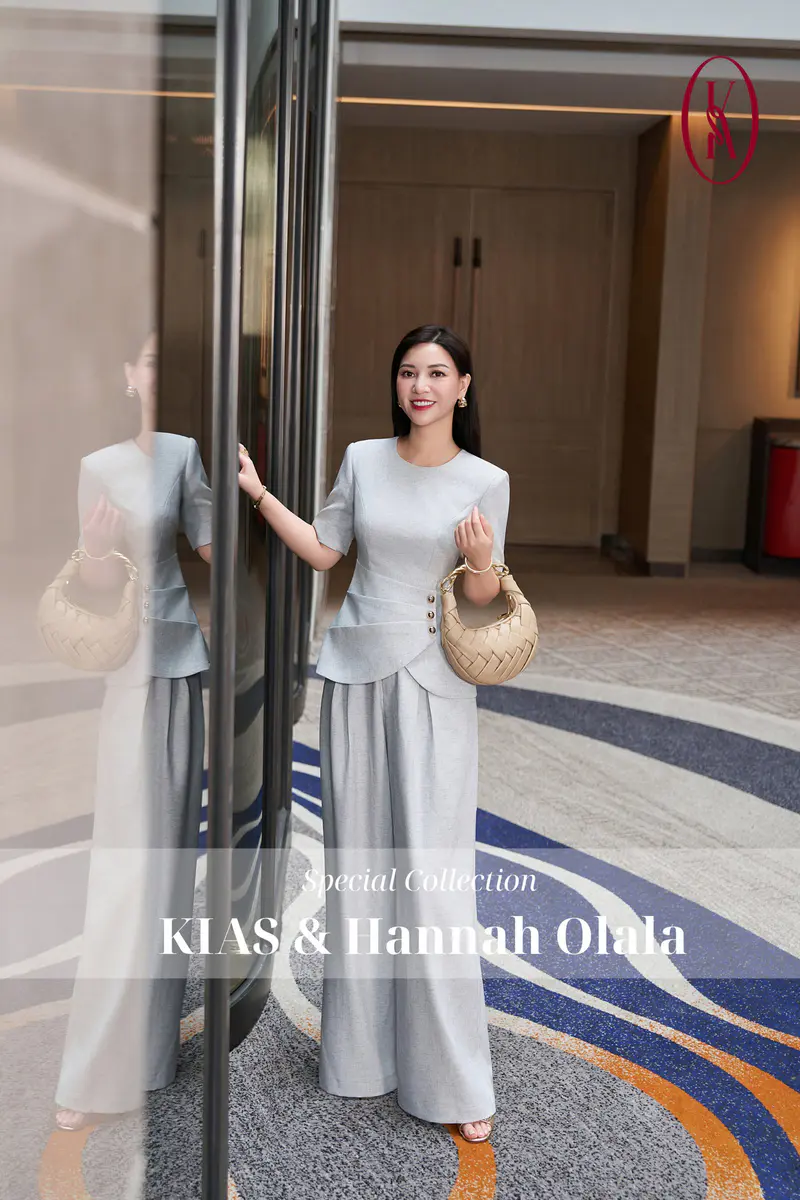 [KIAS x HannahOlala] 𝐋𝐮𝐦𝐢𝐧𝐚 𝐆𝐫𝐞𝐲 – Sắc xám tỏa sáng, thanh lịch trong từng đường cắt