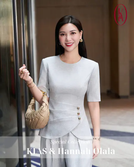 [KIAS x HannahOlala] 𝐋𝐮𝐦𝐢𝐧𝐚 𝐆𝐫𝐞𝐲 – Sắc xám tỏa sáng, thanh lịch trong từng đường cắt