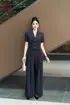 Set vest lửng - quần âu xước than - L28